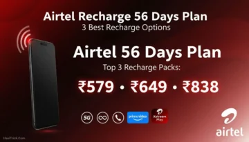 Airtel 56 Days Validity Recharge Plan 2026