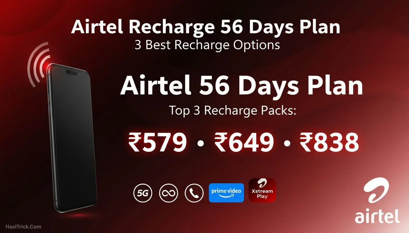 Airtel 56 Days Validity Recharge Plan 2026