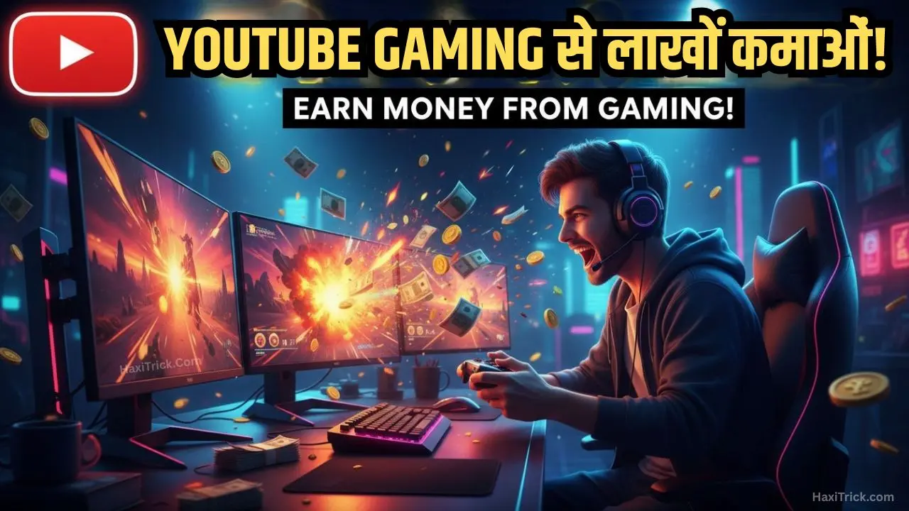 YouTube पर गेमिंग चैनल बनाकर पैसे कैसे कमाएं? नए क्रिएटर्स के लिए पूरा गाइड 1 YouTube Gaming Channel से पैसे कमाने का तरीका और मोनेटाइजेशन गाइड