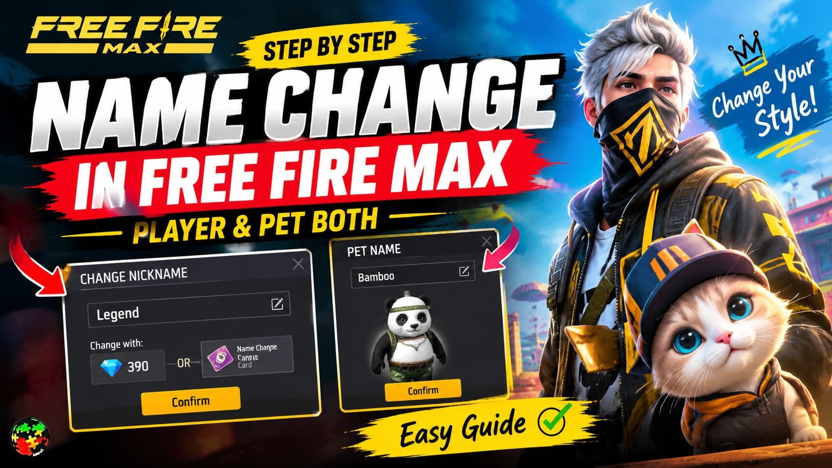 Free Fire MAX Name Change